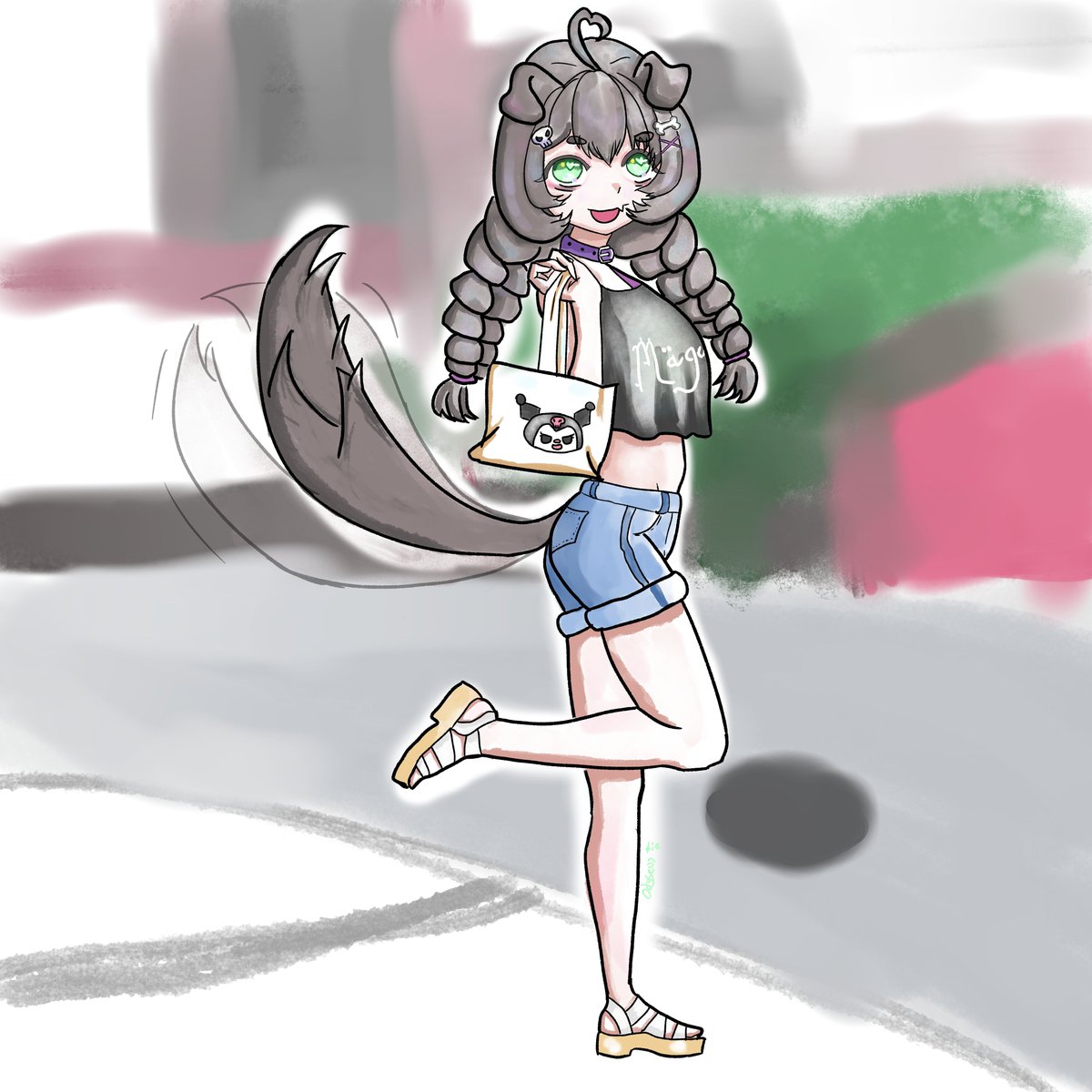 1337odyseus's tweet photo. Creo que le encanta salir a pasear.

 #Neruddle https://t.co/SRTjwKTMv5
