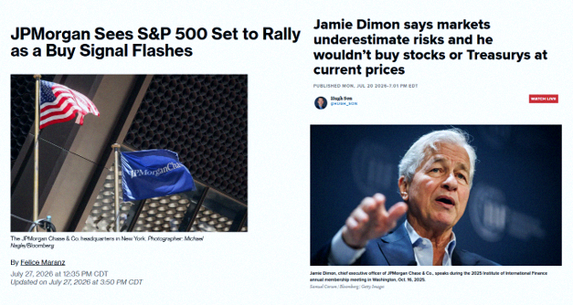 MisterAugest's tweet photo. Jamie Dimon last week: "Stay away from stocks"
Now J.P. Morgan: "Stocks are about to pop"
😂🤣😂 https://t.co/W2Bw4g6HEU