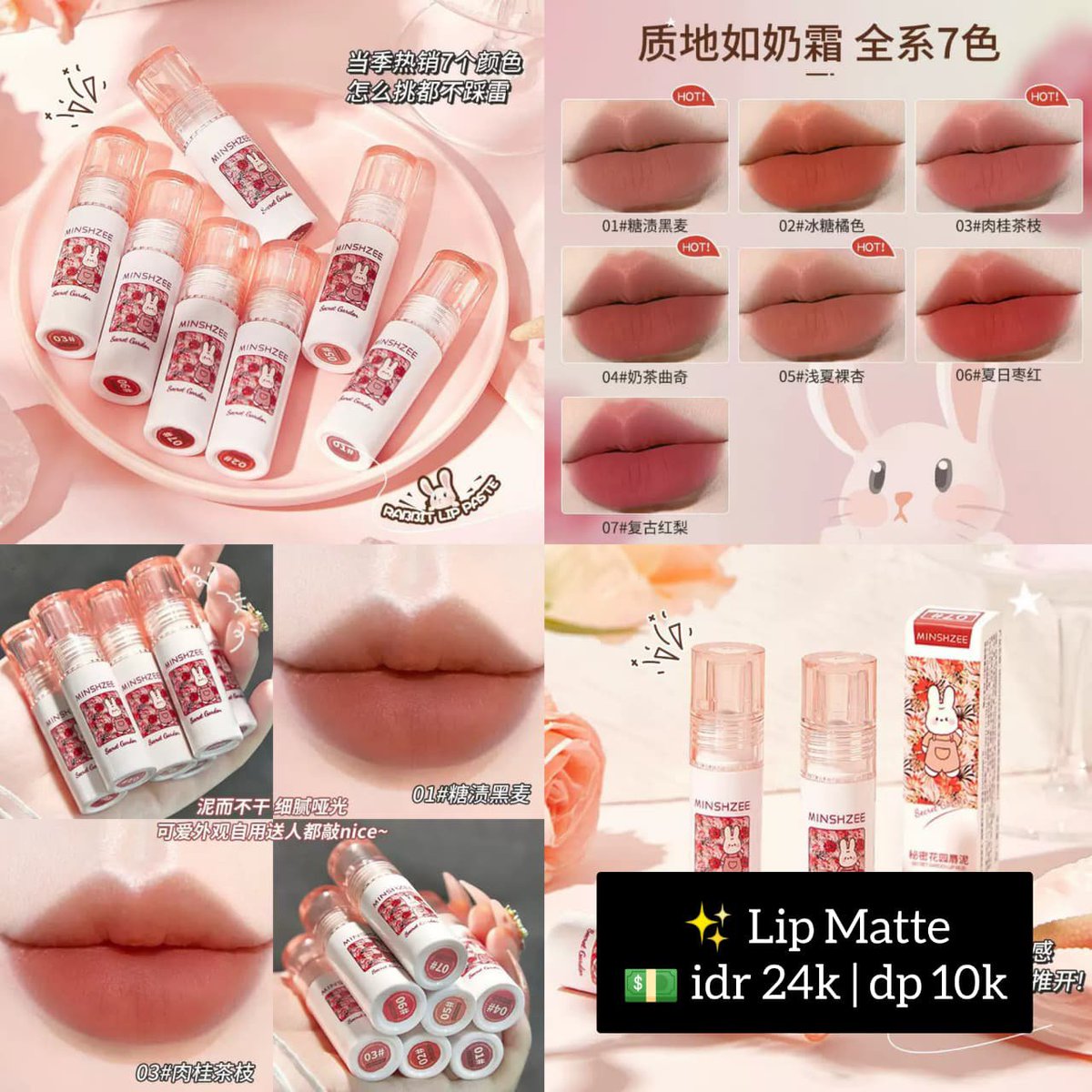MRSWWH_ID's tweet photo. ~ pre-order china🇨🇳 sea cargo 🛳️ ~

✓ lip &amp; blush on
✓ 2in1 lip liner &amp; lip brush
✓ glossy lip tint
✓ lip matte

💸 serba 2O ribuann (detail on pict)
🗓️ po 4-8 weeks! (close po 31 juli)
💟 go wa 
🌟 est bersih ina

🛒order? reply/dm 😍🙌🏻

t. wts makeup lip https://t.co/OrEaajDPGP