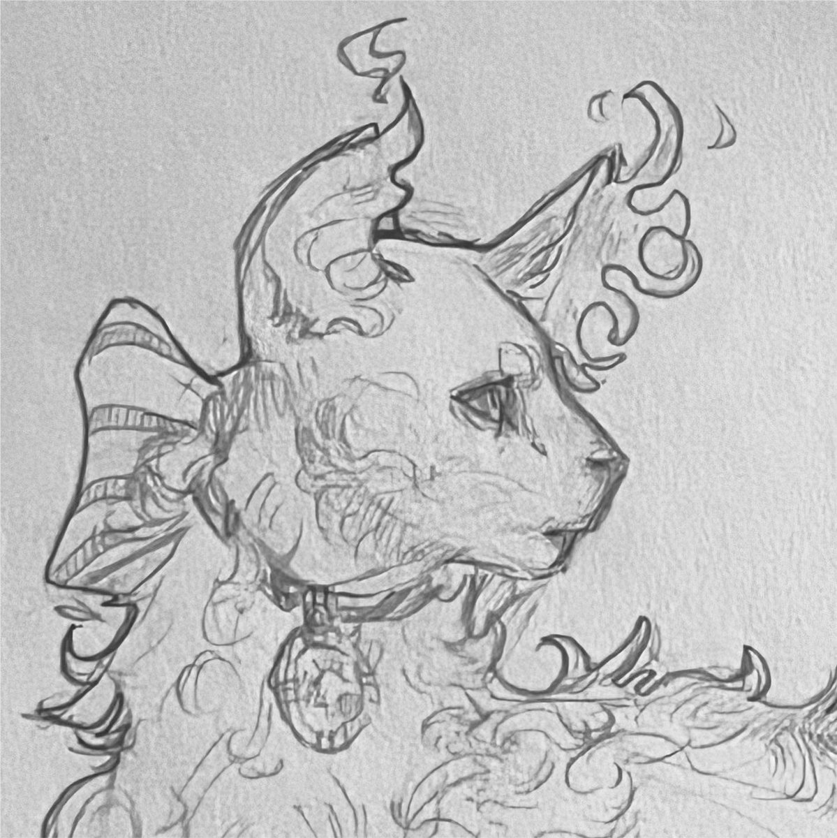 Dr0wsyRoses's tweet photo. Drawing Grim in my style rn https://t.co/2MZkDgWftT