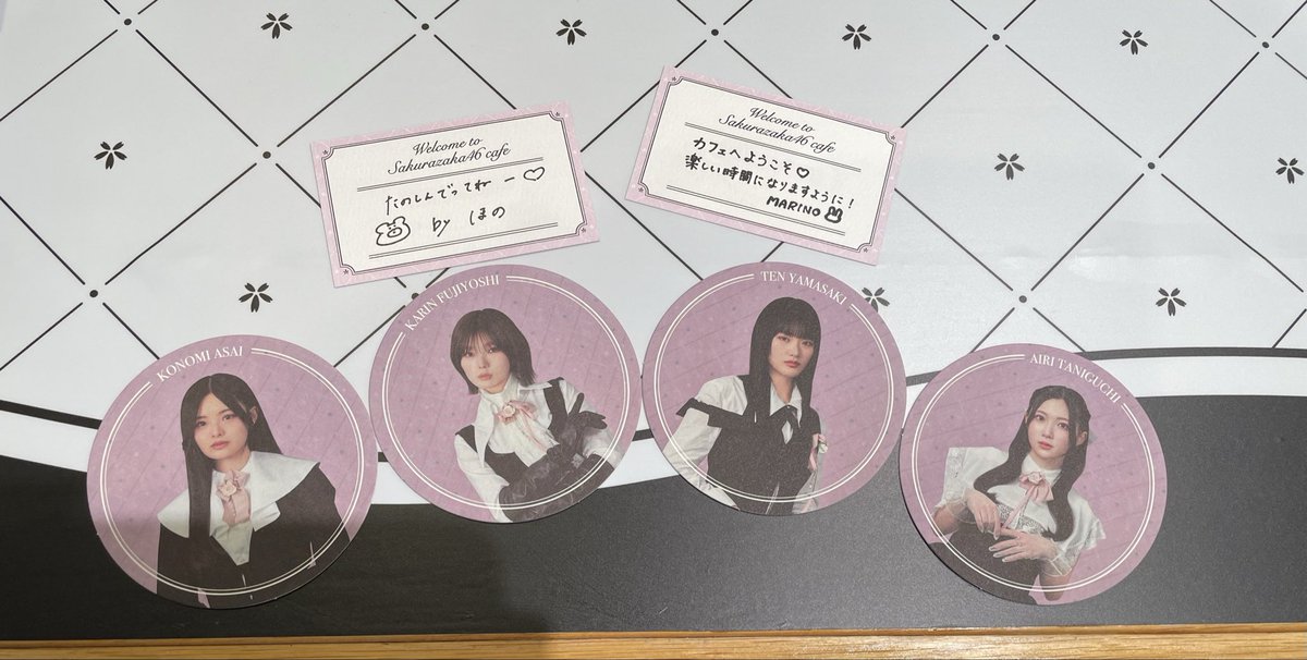 Ar_snw75's tweet photo. ライブ前に櫻坂カフェ行ってきた🌸 https://t.co/3DUwOv6G57