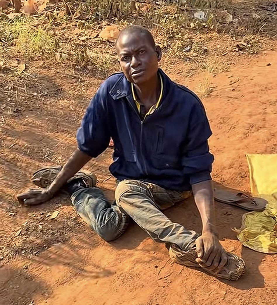 Chiomabtq's tweet photo. Some guy on TikTok randomly found this disabled man crawling on the road in dust. He felt pity for him and started a campaign. They have so far raised money, bought him a wheelchair and are building him a house. It will be one day like this and God remembers you🥹 https://t.co/0X3E3PHHsJ