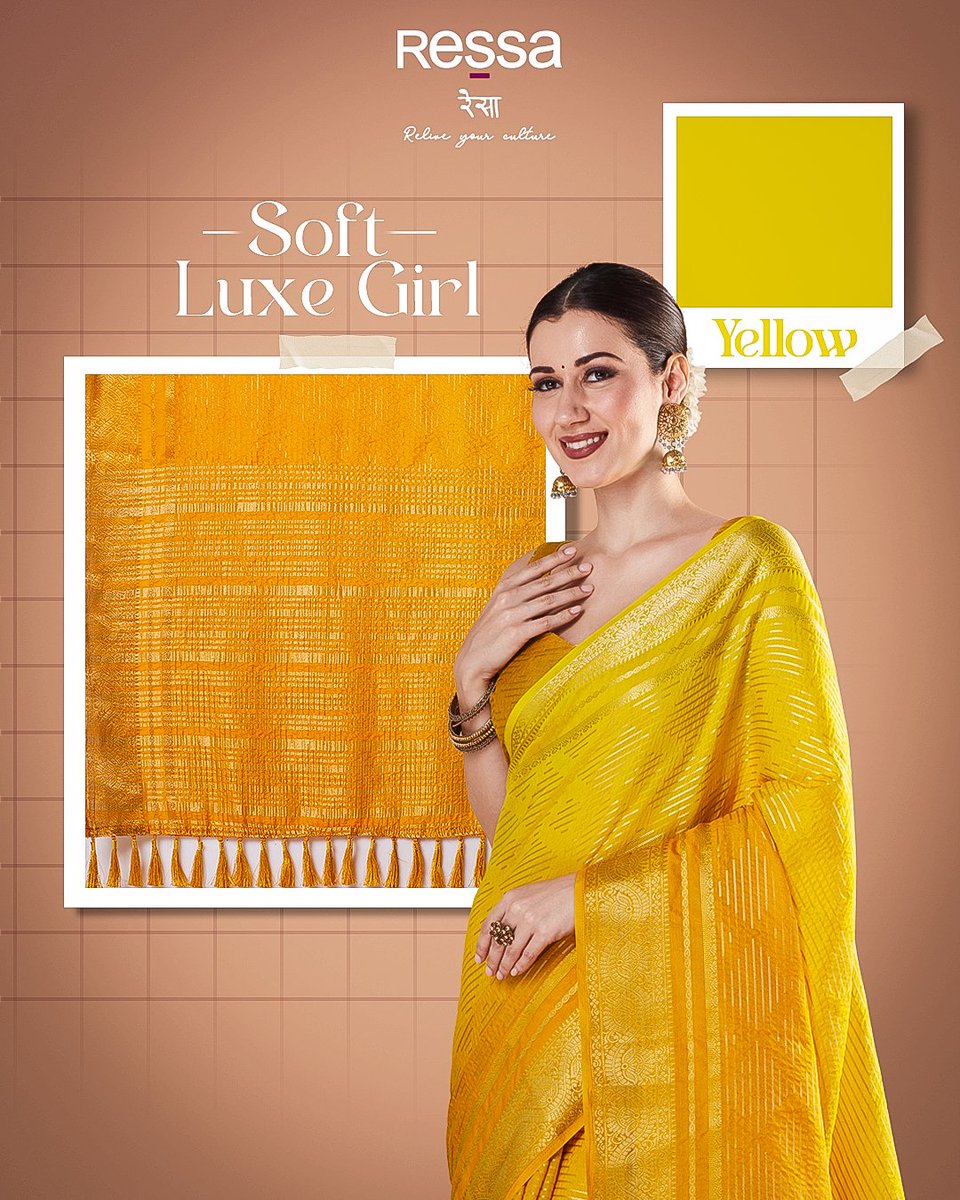 Ressa_relive's tweet photo. Three Shades. One Timeless Elegance. ✨

Three colours, endless grace. 💚💛💙
Find your perfect festive drape with Ressa – Relive Your Culture.
#Ressa #Saree #IndianFashion #EthnicWear #FestiveFashion #SareeStyle #ReliveYourCulture https://t.co/WBvxlGVT87