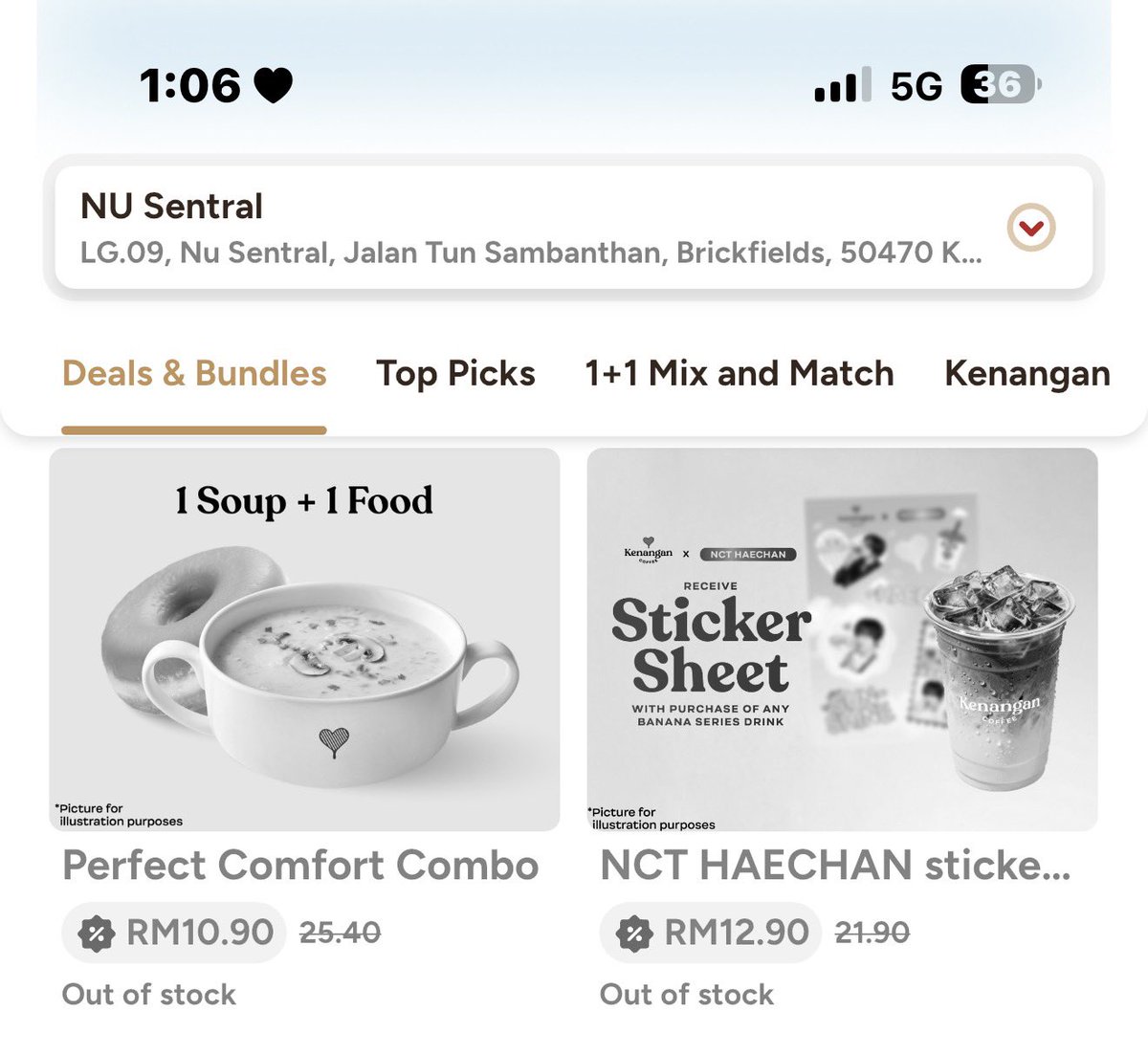 yientuannn's tweet photo. Update:

Kenangan Coffee + NCT Haechan sticker dah sold out dekat KLCC and NU Sentral Outlet. 

Dah boleh demand #TheRedlineInKL ke ni? https://t.co/ckvU24UPdt