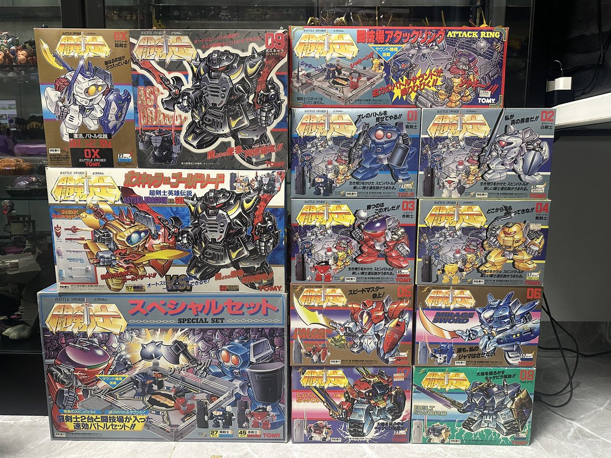 JueQq's tweet photo. 終於完坑🤩🤩🤩
#battlesword #闘剣士 #鬥劍士 #vintagetoys #tomy https://t.co/eUqWS4POSf