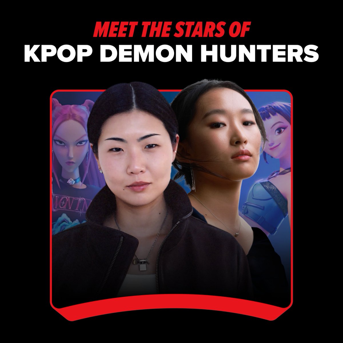 FANEXPOCANADA's tweet photo. Whether it's fighting demons or protecting the innocent, these two definitely slayed 🎵 May Hong and Ji-Young Yoo from KPop Demon Hunters are heading to FAN EXPO Canada to make your experience golden. Get your tickets: https://t.co/el3UmzyFMV

#KPopDemonHunters https://t.co/ubNzcZYzSi