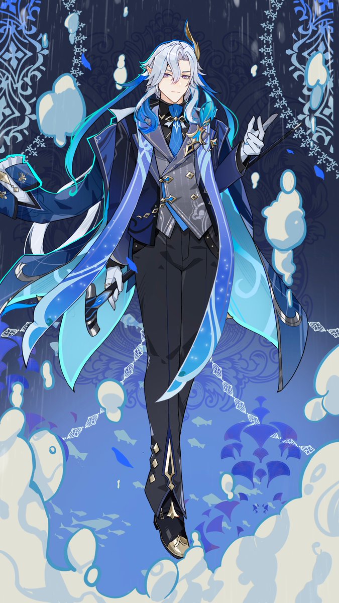 Elizer87909033's tweet photo. #neuvillette #那维莱特
#原神 #genshinimpact
【塔罗牌】审判 https://t.co/7dN58VEg55