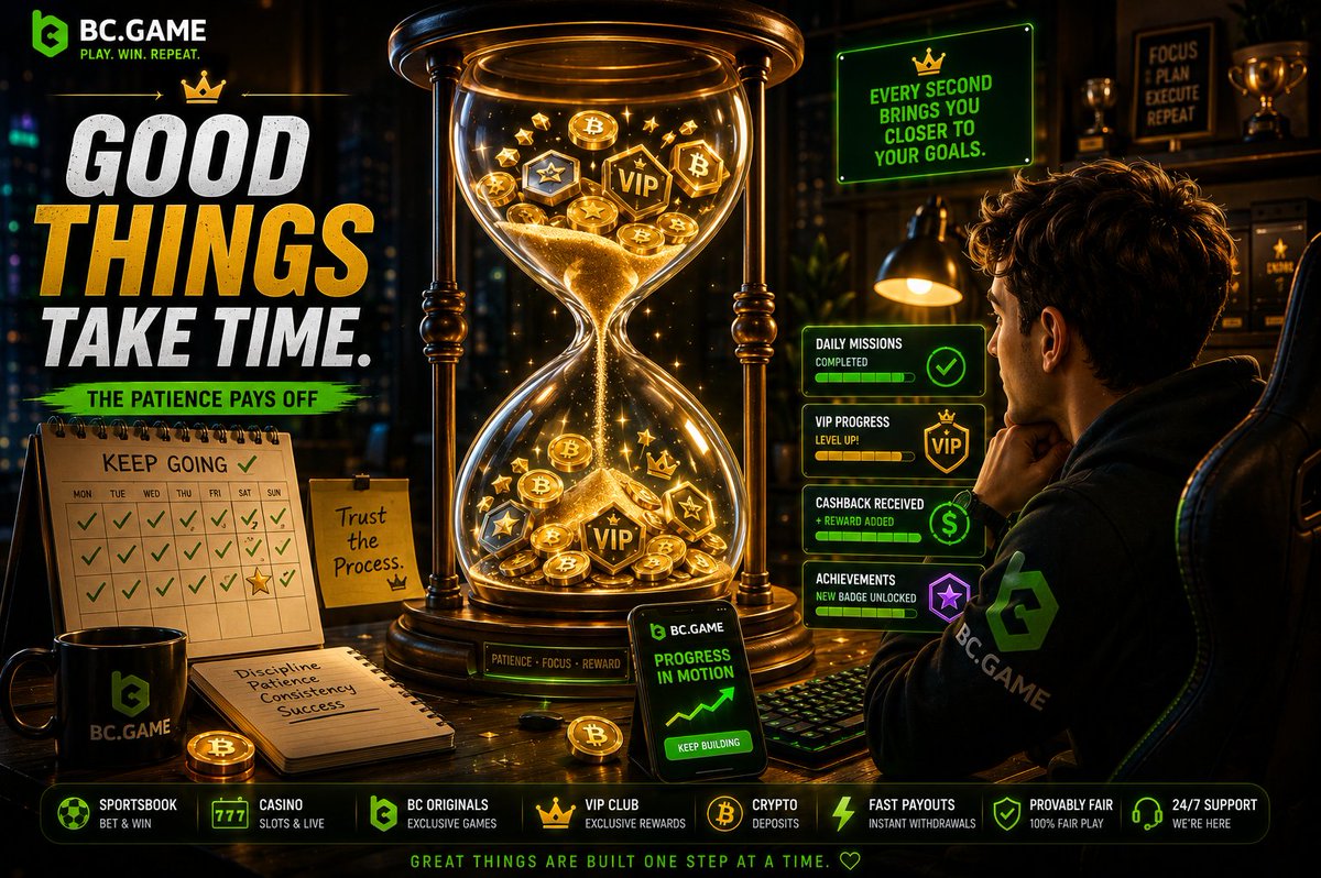 YASHKHAN9942340's tweet photo. Patience today. Rewards tomorrow. โณ๐
Keep building with https://t.co/4t0WAIkNq0โevery step counts. ๐
UID: 26764269
@bcgame
#BCGAME #Crypto #Casino #WinBig #PlaySmart #CryptoGaming #BTC #OnlineGaming #VIP #Rewards https://t.co/zXZ9mepsWp