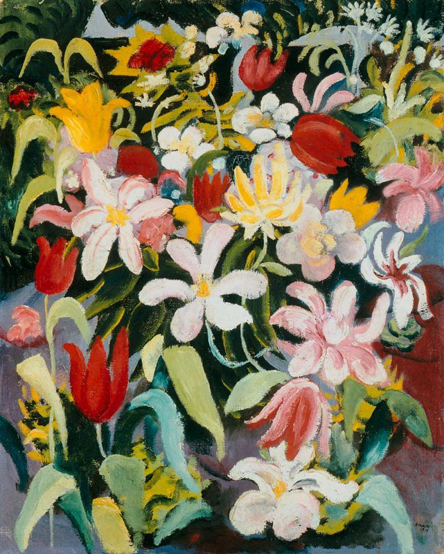 ArtGuideAlex's tweet photo. Carpet of Flowers 1913 #AugustMacke https://t.co/9OsE8LV5QJ
