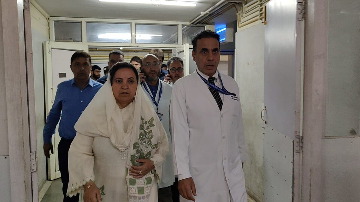 CM_JnK's tweet photo. Chief Minister has expressed deep concern over the road accident at Gund, Kangan, in which several pilgrims returning to Srinagar after performing the Yatra were injured. He has directed that the injured be provided the best possible medical care and deputed Health Minister @sakinaitoo to visit SKIMS and oversee their treatment.