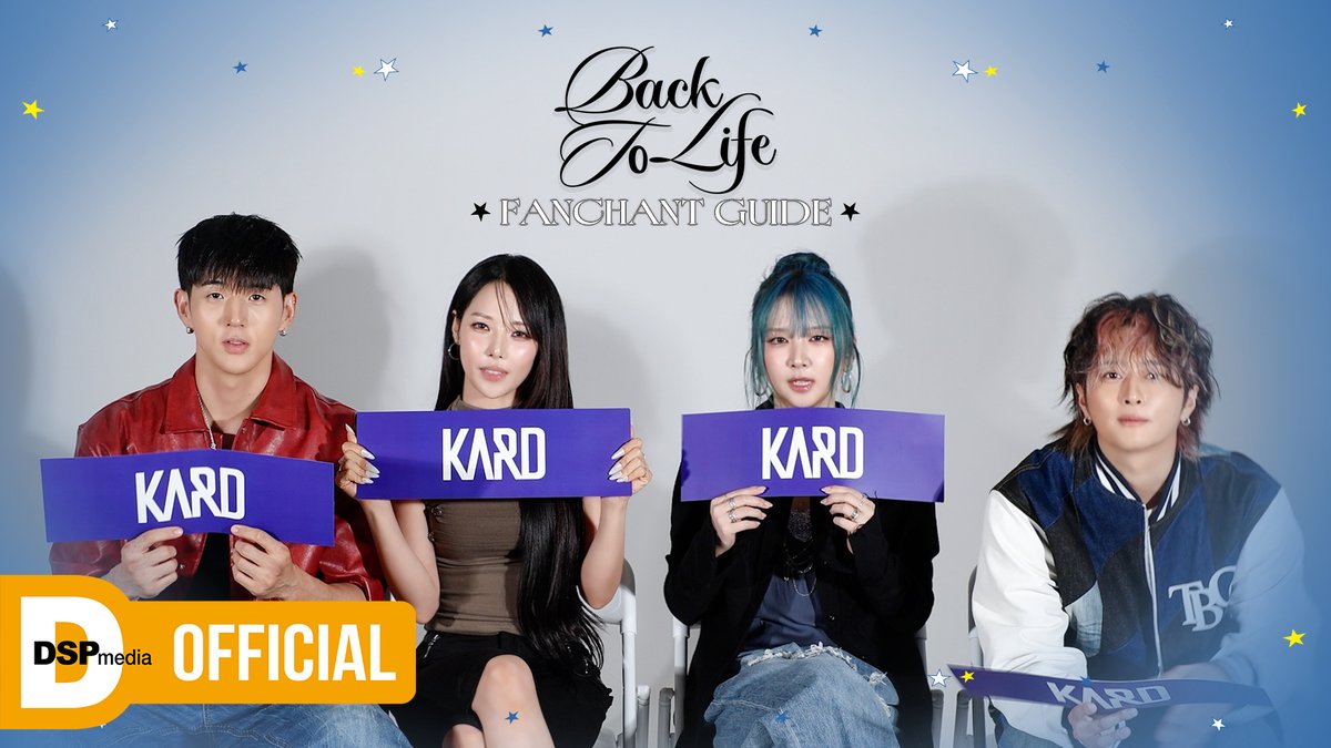 KARD_Official's tweet photo. [🎥]
KARD (카드) 'Back To Life' 응원법 (Fanchant Guide)

🔗 https://t.co/FiHaXSX9lW

#KARD #카드
#BackToLife #NOWHERE https://t.co/6Q4R8PC40M