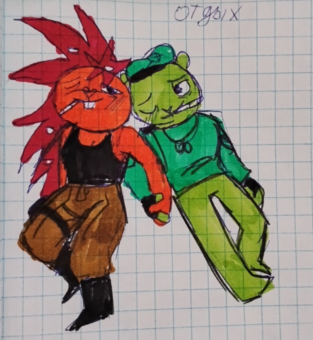 AmurMadam64260's tweet photo. Да #padre #molehtf #unicornwars #flippyxflaky #crossover #soldierAU https://t.co/8aTlxs8tG7