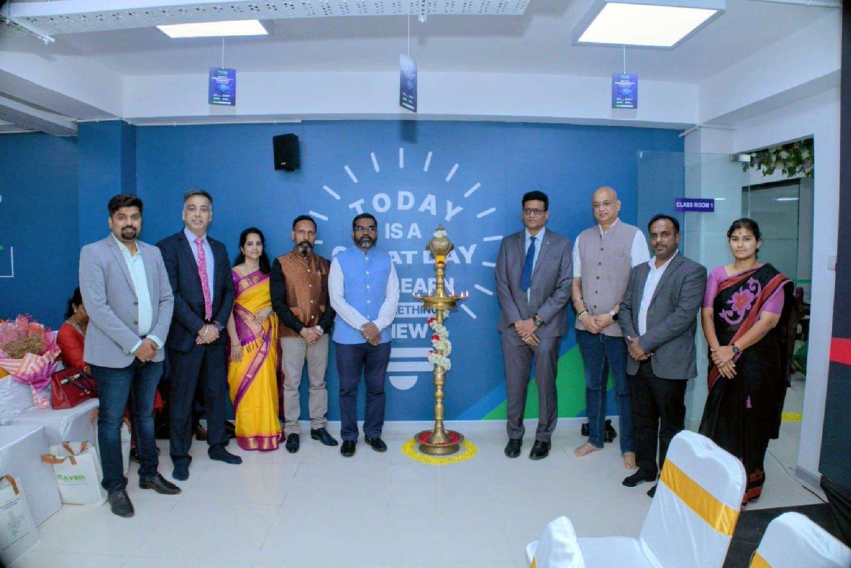 NaFaUpSpo's tweet photo. #MavenSilicon has inaugurated its #CentreofExcellence (CoE) for #VLSI and #EmbeddedSystem Design Training in #Chennai.
The new CoE aims to equip students & professionals with industry-relevant #semiconductor and embedded systems skills, strengthening India's talent pipeline https://t.co/CWnLv3hsoK