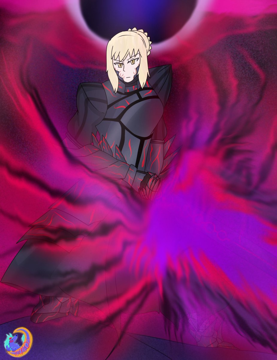 MainarAllen's tweet photo. 👑💜🔥The Dark King - SFW🔥💜👑
#FGO
#Fanart
#Digitalart
#SaberAlter https://t.co/M4qbSqbayC
