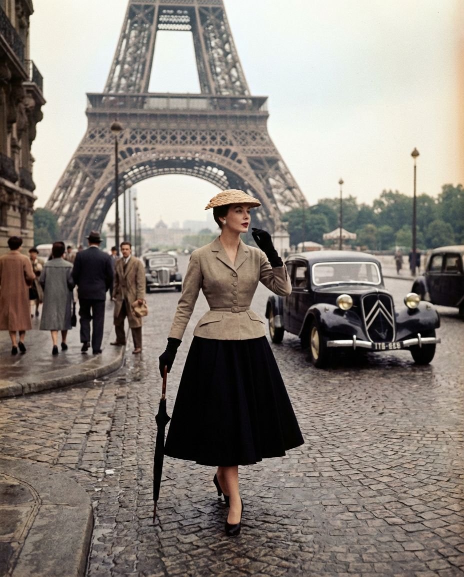 AlainHanel's tweet photo. L'ÉLÉGANCE ET DE LA PHOTOGRAPHIE DE MODE...                                                                                                                                                                                                                                                                                                                                                                                                                                                                                                                                                                                                                                                                                                                                                                                                                                                                                                                                                                                                                                                                                                                                                                                                                                                                                                                                                                                                                                                                                                                                                                                                                                                                                                                                                                                                                                                                                                                                                                                Qualité de quelqu'un qui se distingue par son goût, son choix en matière de vêtements, par sa grâce dans ses manières…                                                                    Aujourd'hui, c'est ce qui nous manque le plus. Regardons ce qui se portait depuis le XXᵉ siècle…        Des années 1900 aux années 1990…                              Avant que n'arrive le déclin…                                                 Pour peut-être recréer des envies.                           FASHION - CHRISTIAN DIOR - PARIS 1955.
