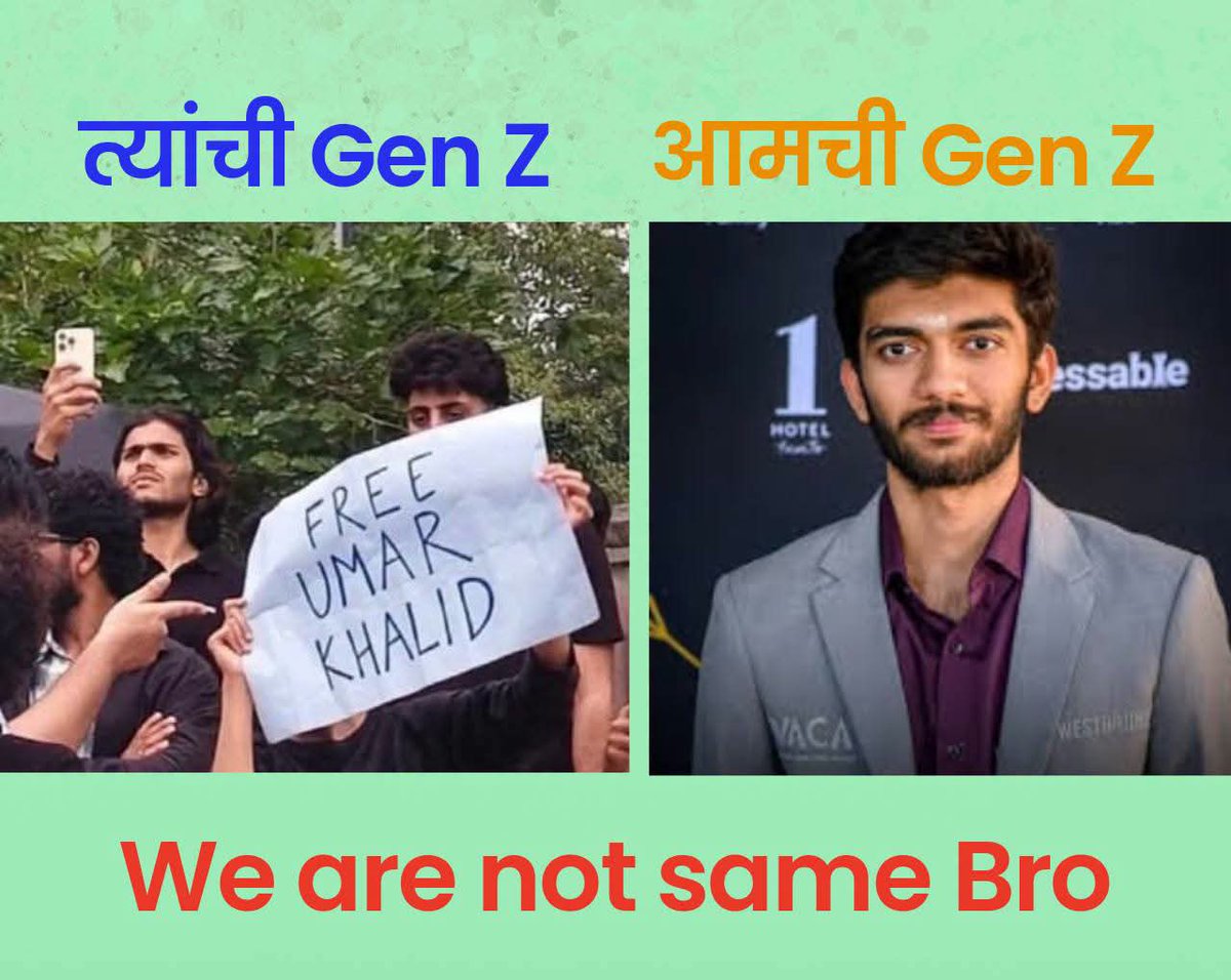 KKamnapure5592's tweet photo. ज्यांच्या स्वप्नात विकसित भारत आहे तेच खरे Gen Z! देशात अस्थिरता निर्माण करून राजकारण करणाऱ्यांना युवा पिढी ओळखू लागली आहे.

#BharatKaBhavishya
#VoiceWithRespect https://t.co/Lb6Ij53bQ4