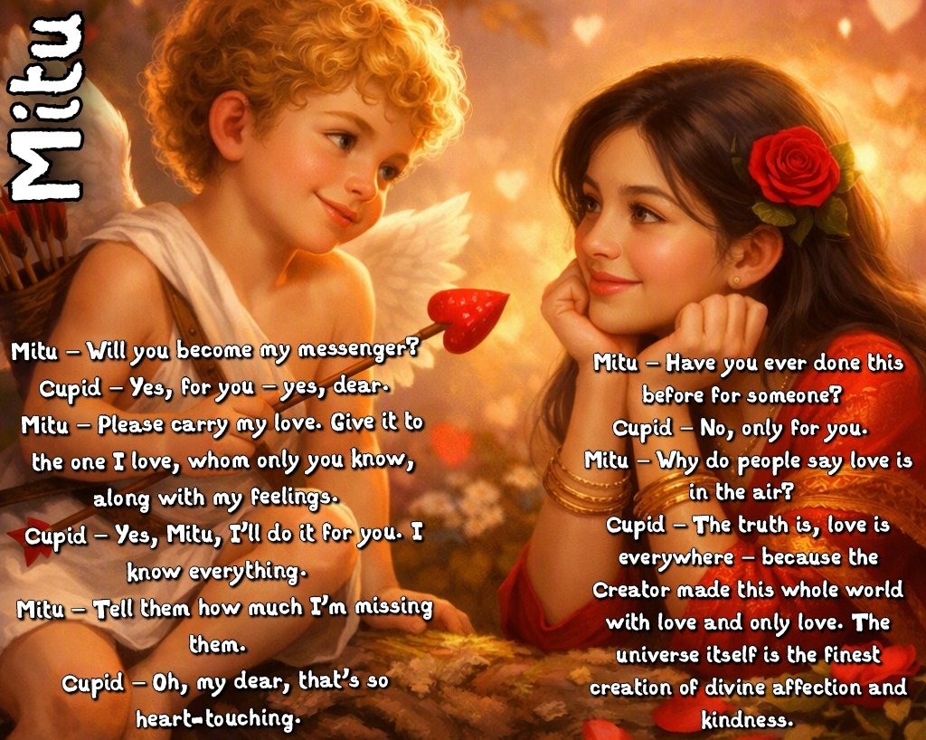 Dipannitta's tweet photo. Cupid and Mitu... https://t.co/jDHauiEq1J