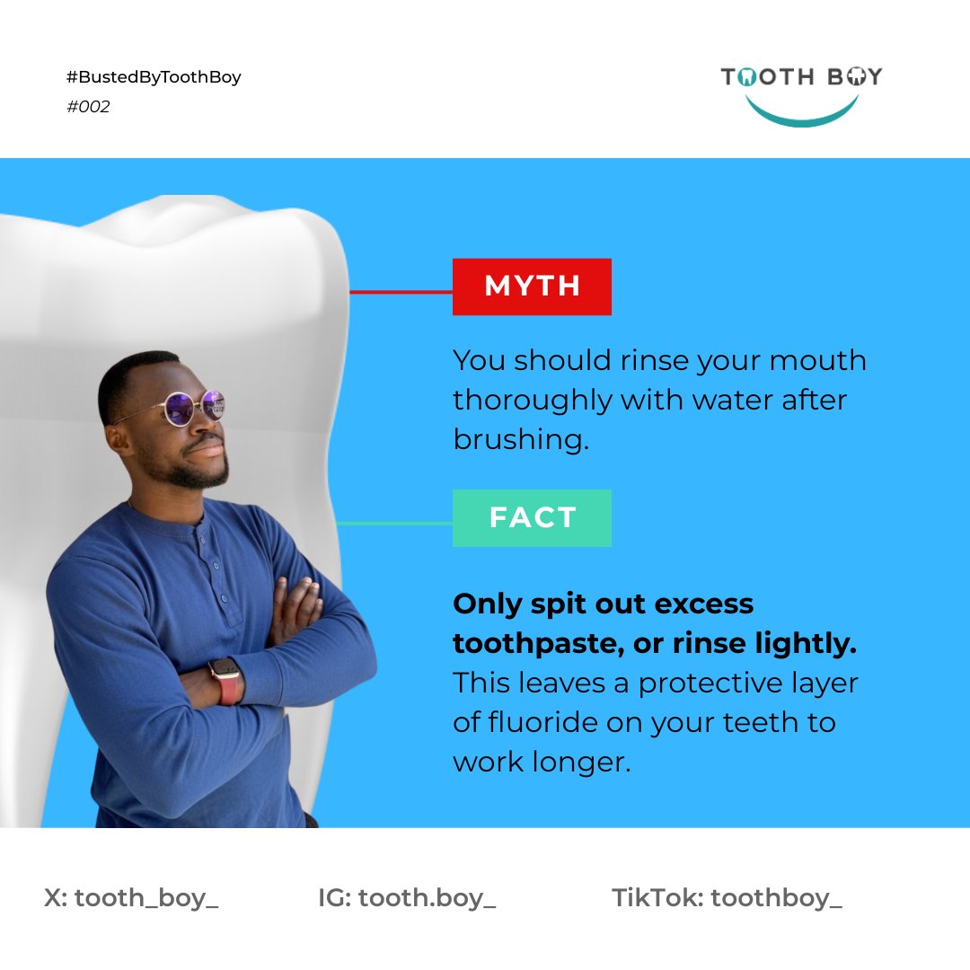 tooth_boy_'s tweet photo. You don't have to wash all that toothpaste off, it has benefits. #BustedByToothBoy https://t.co/YJADzkRkMW