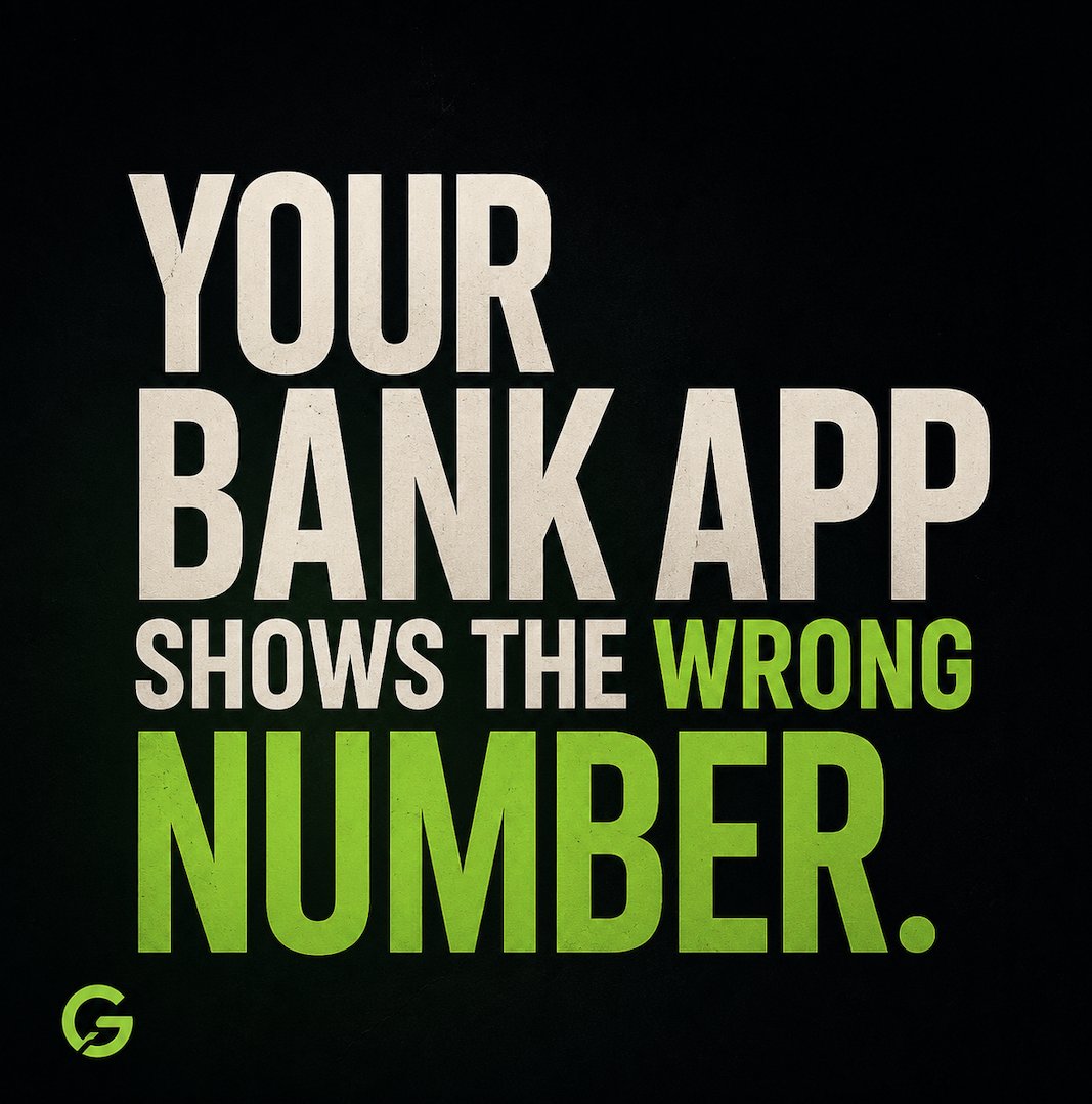goalfloapp's tweet photo. Your bank app tells you one thing:

How much money you have.

It doesn’t tell you how much you can actually spend.

Those are completely different numbers.

Spend your entire balance and you’ll miss future bills, savings goals, and commitments.

Spend too little and you’re leaving money sitting there for no reason.

The useful number isn’t your balance.

It’s what’s safe to spend today.

That’s the number GoalFlo calculates.

P.S. If your banking app showed one extra number, what would you want it to be?