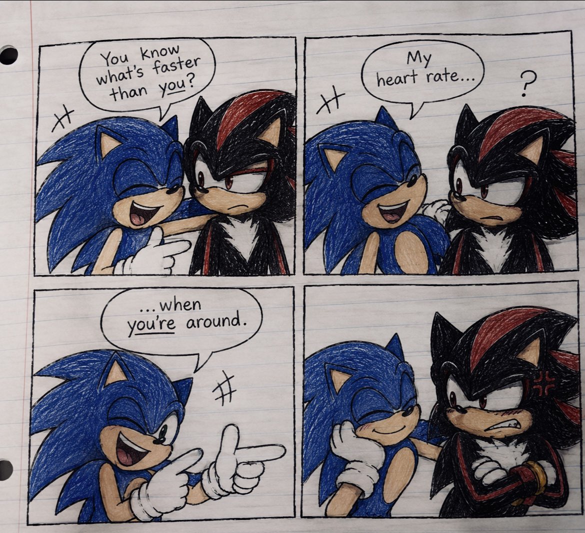 Right_Brainzz_'s tweet photo. #sonadow #shadonic #Sonictheheagdehog #ShadowTheHedeghog #sonicthecomic https://t.co/Uy5AaUQga3