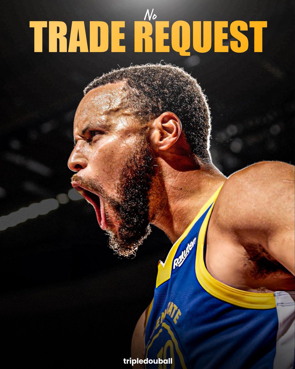 tripledouball's tweet photo. Stephen Curry tidak akan meminta di trade berdasarkan laporan dari brett siegel‼️

Yakin mau stay? 🫣 https://t.co/fSdb62h8TI