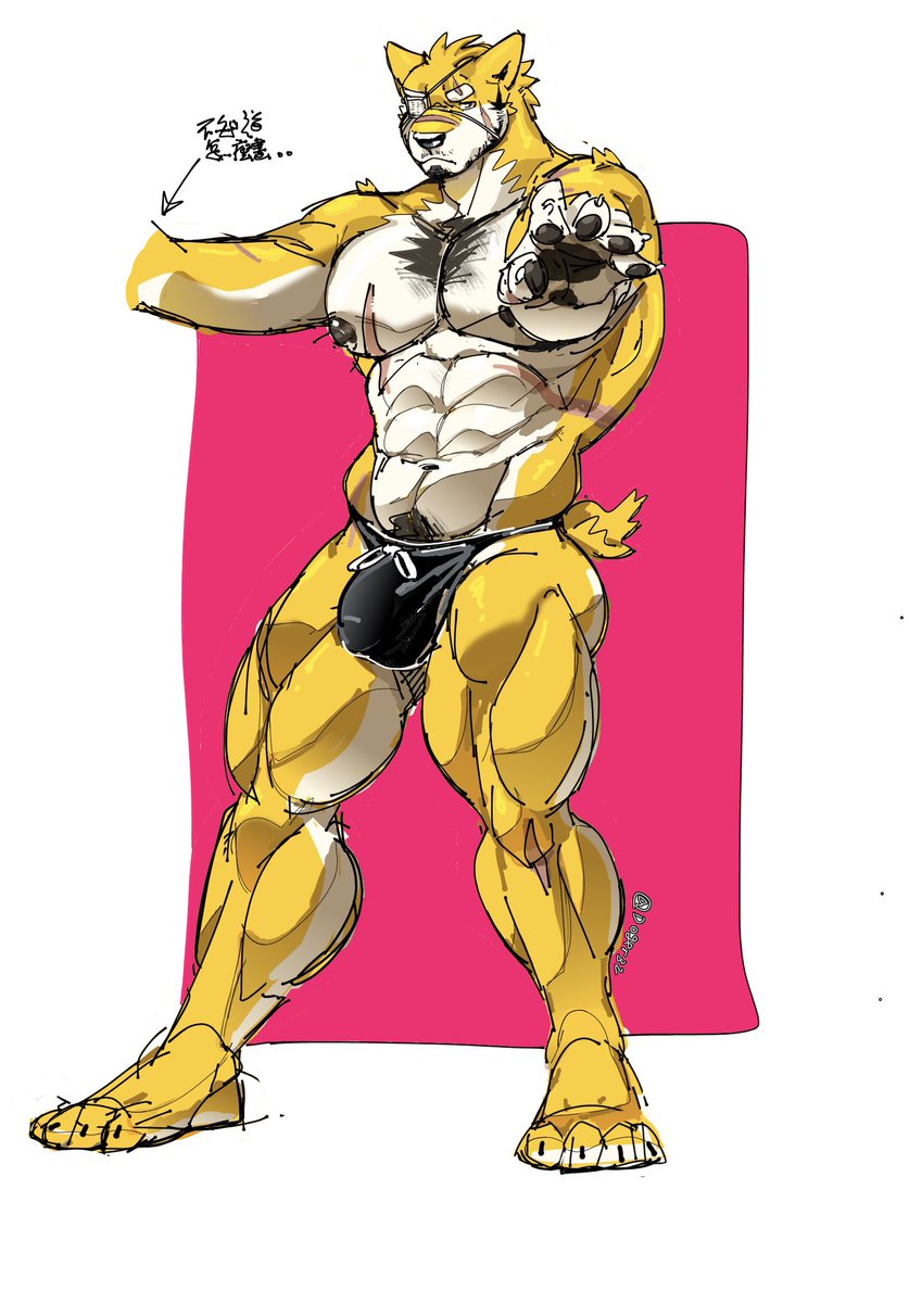 DogerShibainu32's tweet photo. I drew a character I created previously.#furryart #Furry #獸人 https://t.co/2CgfkE2QAs