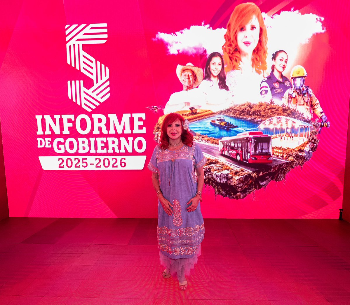 LaydaSansores's tweet photo. Hoy abrimos las puertas del Cubo Inmersivo del Quinto Informe de Gobierno, una experiencia que permite conocer, de forma dinámica e interactiva, los avances y resultados de la transformación que estamos construyendo entre todos.

Cada obra, cada programa y cada acción reflejan el compromiso de un gobierno que trabaja con el corazón por el bienestar del pueblo de Campeche.

Los invito a visitar este espacio en la Plaza de la República, disponible de 8:00 AM a 8:00 PM, para recorrer juntos el camino que hemos construido y el futuro que seguimos forjando para nuestro estado.

#Layda5toInforme