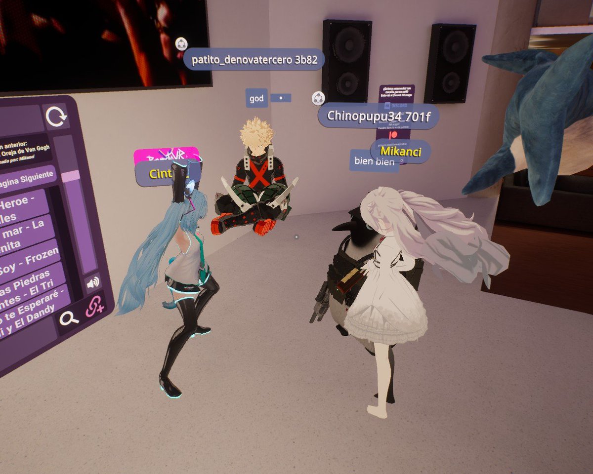 _littlestarcyn_'s tweet photo. 🦊Muchas gracias por acompañarme un rato en vr, mi comunidad me animó a hacer una reunión en vr y enserio la pase muy genial con cada uno 🥹💜 ya habrá más reuniones para los que no pudieron asistir 😋

gracias a Godzilla por ser el fotógrafo y dj del día jsjs 🫰🏻 https://t.co/fiRrzH3D9l