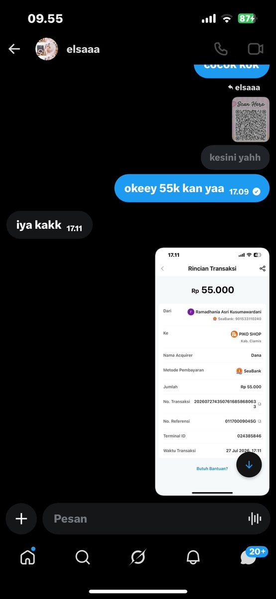 rumahtemann's tweet photo. GUYS HATI2 YA!! di komunitas ini yang nama nya elsa penipu. kalau mau transaksi lebih baik nunggu barangnya sampe aja okee drpd duit melayang💔💔 https://t.co/6rSA0hsacv