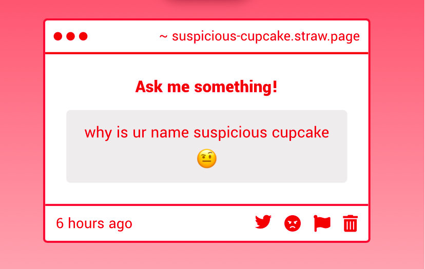 suspicious cupcake tweet media