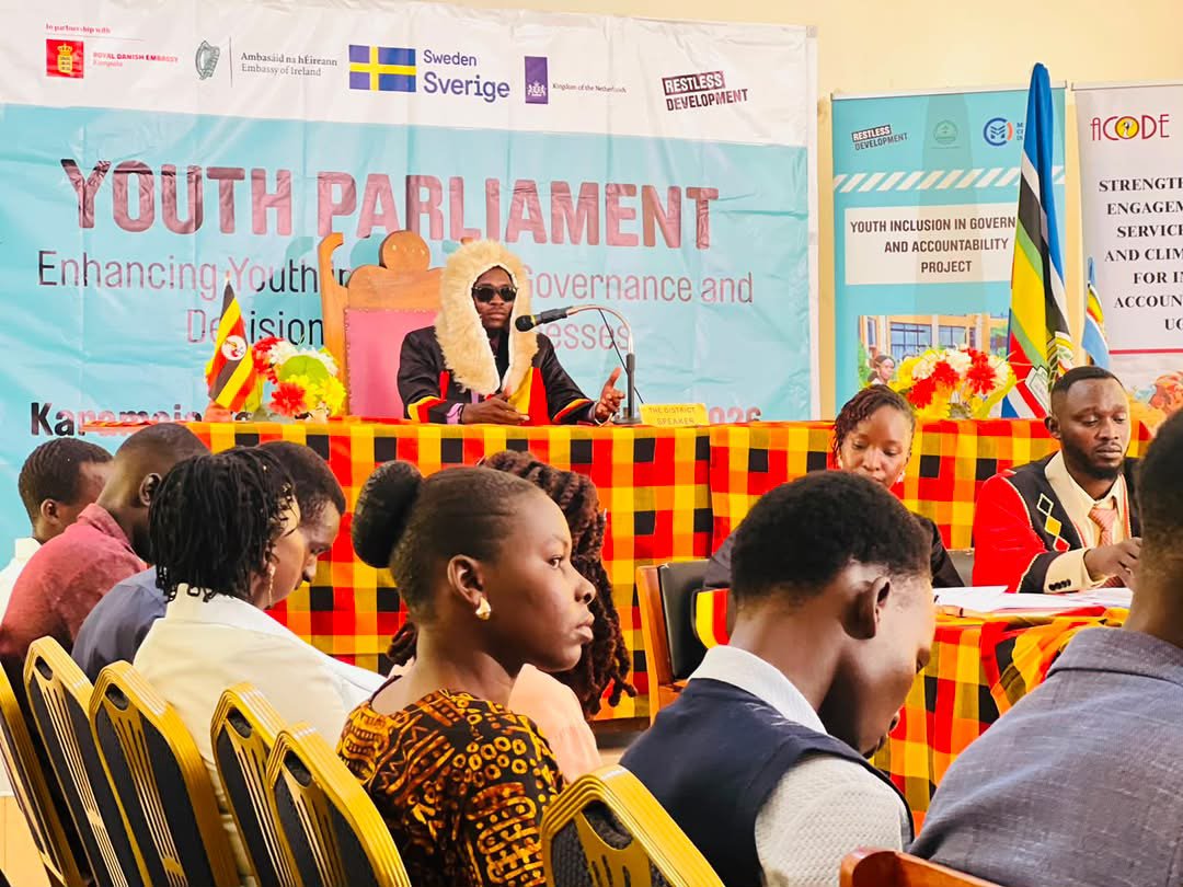 ACODE_Uganda's tweet photo. ACODE and partners participated in the Karamoja 8th Youth Parliament that took place yesterday in Moroto District. 
The  platform amplifies youth voices, strengthen civic engagement,&amp; contribute to building a more inclusive, accountable, &amp; resilient future for the Karamoja. https://t.co/sWoRK9SMHl