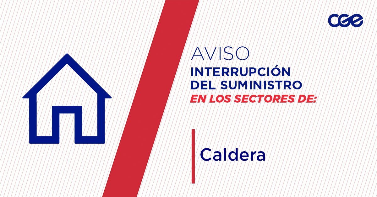 CGE_Clientes's tweet photo. Informamos a nuestros clientes de los sectores de C-302, C-360, Camino Caldera - Bahía Inglesa - Costanera Bahía Cisnes, Camino Caldera - Bahía Inglesa - Costanera Bahía Cisnes; en la comuna de #Caldera, la interrupción del suministro eléctrico. Nuestro personal de emergencia ya está informado.