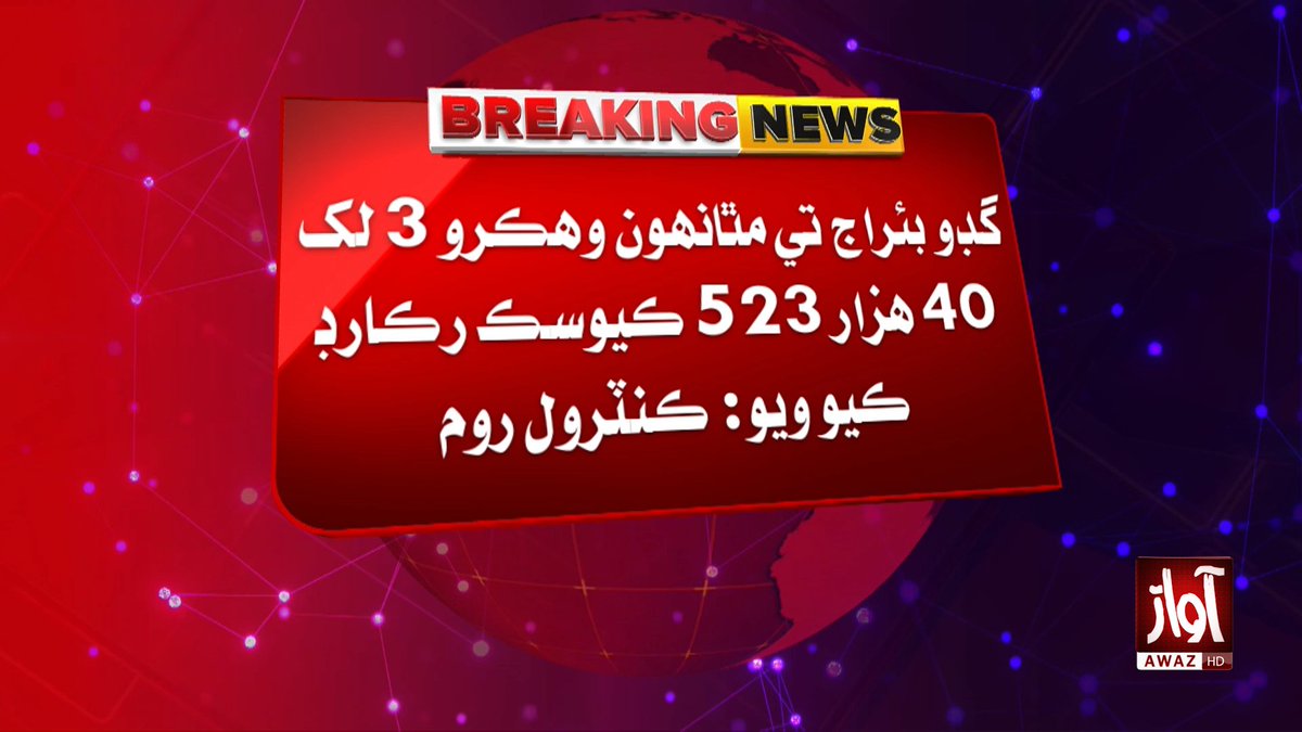 awaztvofficial's tweet photo. گڊو: سنڌو درياهه ۾ گڊو بئراج وٽ پاڻيءَ جي وهڪرن ۾ واڌ جو سلسلو جاري: ڪنٽرول روم

#AwazTVNews #GudduBarrage #IndusRiver #Sindh #WaterFlow #FloodUpdate #Pakistan #BreakingNews #RiverUpdate #Headlines https://t.co/ZNyNl6LmWs