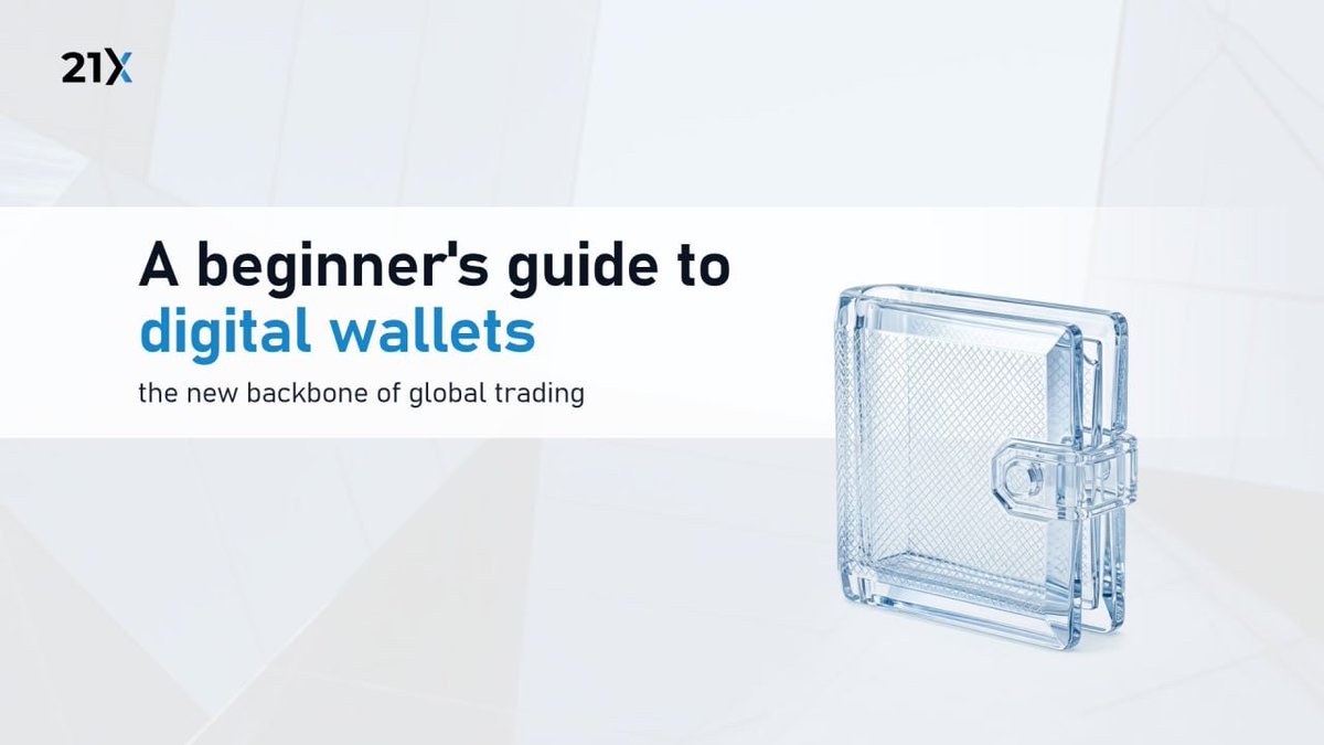 tradeon21x's tweet photo. Wallets. You've heard the word a hundred times in every tokenization conversation. Do you actually know what one does?
Most people in traditional finance don't, and there's no reason why they should. For decades, owning a bond or a share meant holding a contractual claim with a broker, not something you could point to. Wallets change that relationship entirely.

This is the first in a new #21X series of: A beginner's guide to... Plain-English breakdowns of the infrastructure reshaping capital markets, one concept at a time.

First up we take a look at digital wallets - what they actually are; the two keys that control everything; who guards those keys and how; and why atomic settlement is about to make the old T+2 world look slow to the point of extinction.

Read the full article down below.
https://t.co/SWvRy39jDk

21X | Europe's first fully regulated DLT trading and settlement system
#tokenization #digitalassets #capitalmarkets #DLT #fintech #digitalwallet