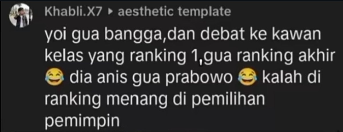 nozelism's tweet photo. Oalah pantes ranking terakhir 😂 https://t.co/fkF4KJnAvt