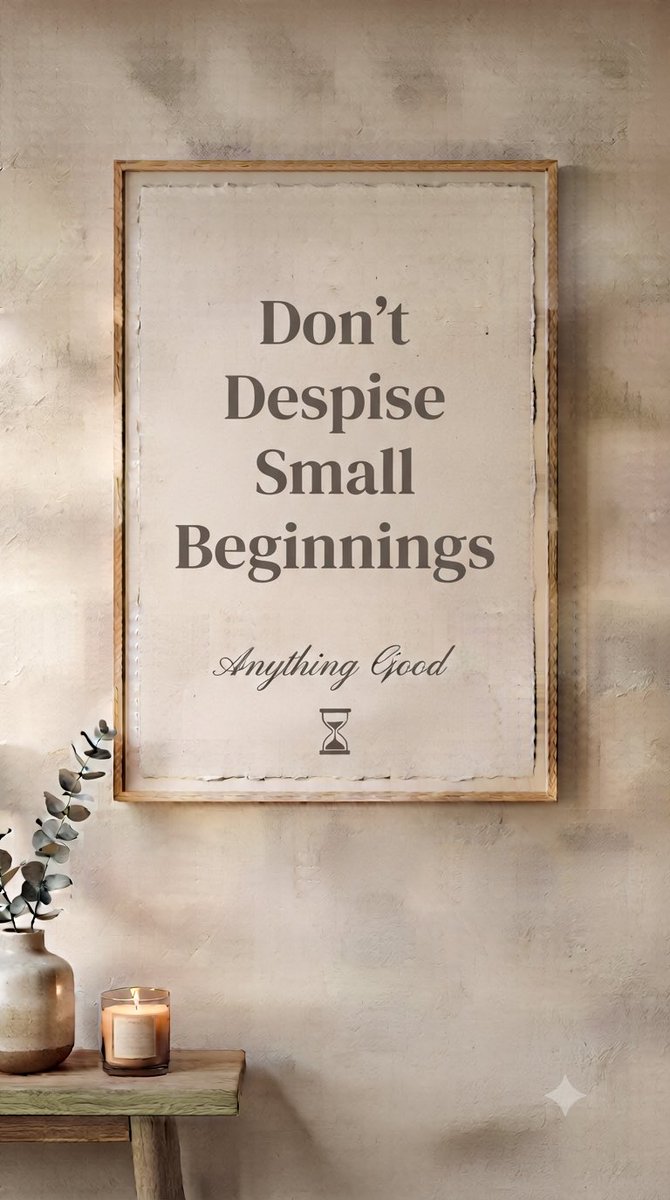 Anythinggood26's tweet photo. Everyone admires the tree, but few appreciate the seed.

We celebrate success, yet we often overlook the seasons of preparation, sacrifice, and quiet growth that made it possible.

Don’t be discouraged because your progress seems small.

#growth #faith #purpose #smallbeginnings https://t.co/UWhZAVP20H