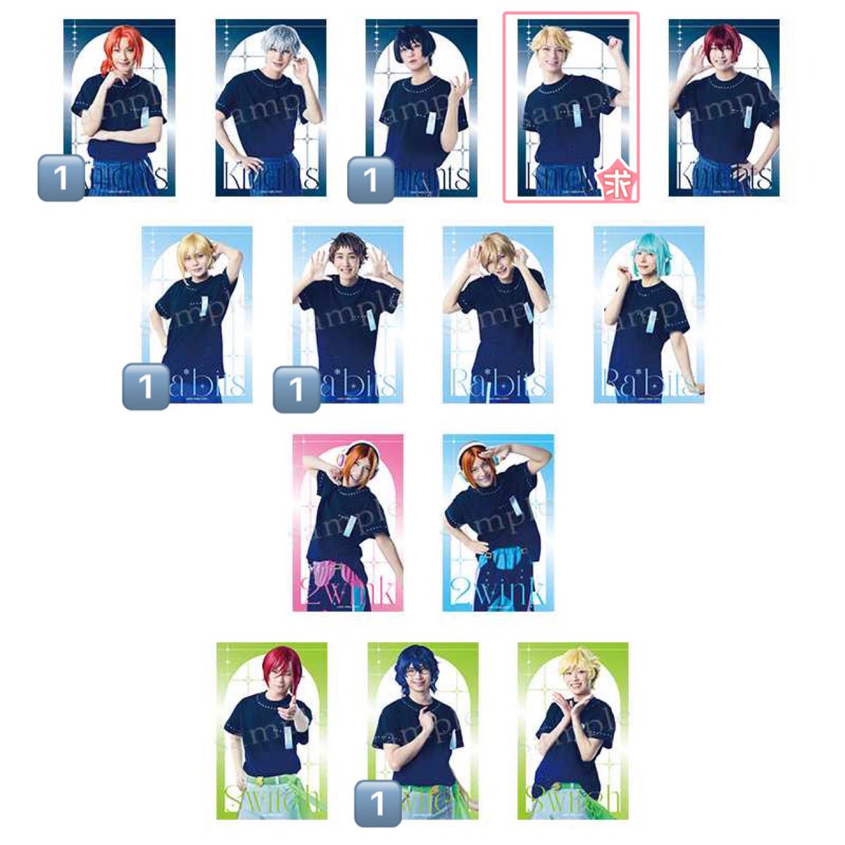 _0g14's tweet photo. 【交換】あんステ 10th
クリアカード クリカ カード ランダム

求：ジュン＞嵐 (友人分 日和)

譲：英智 桃李 鉄虎 翠2 忍2 レオ 凛月
なずな 光 つむぎ

本日池袋での手渡し希望
検索からでもお気軽にお声掛けください( ¨̮ ) https://t.co/R5SYrGK4DK