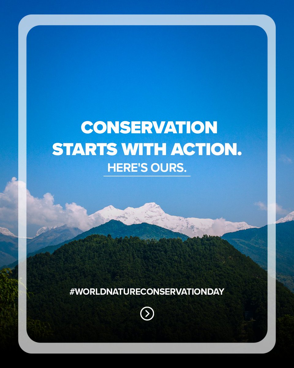 Canon_India's tweet photo. Creating a more sustainable future is a journey shaped by consistent action. This #WorldNatureConservationDay, join us in our quest to build a better tomorrow.

#CanonIndia #CANwithCanon #DelightingYouAlways https://t.co/3mVb1XRk9k