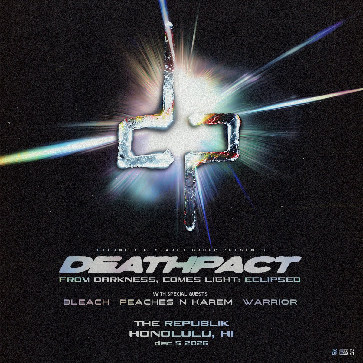 JoinTheRepublik's tweet photo. JUST ANNOUNCED: @deathpact is lighting up The Republik on Saturday, December 5. Tickets drop this Friday at 10AM! Our early bird tickets start at $30, so don’t wait — pick some up at https://t.co/sBBj9t04mw  🎫 https://t.co/wcTw6vH0Xx