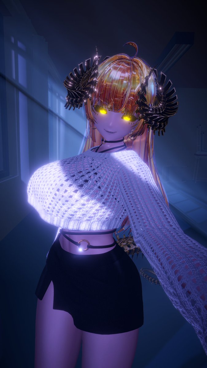 Jawsofailure's tweet photo. Lighting on this world was just perfect 
#vrchat #vtuber #vrc https://t.co/iPyBfm75Pu