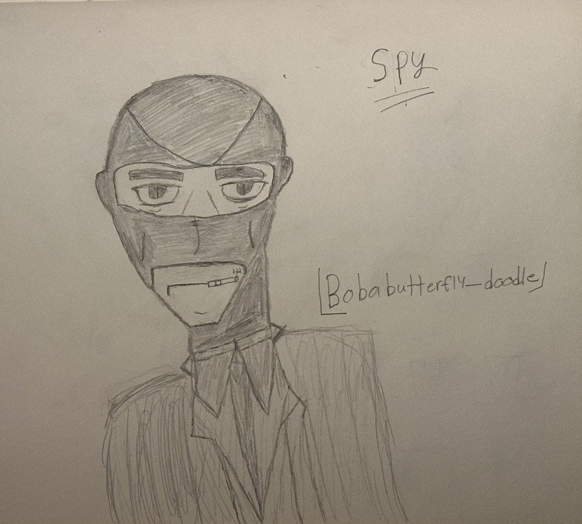 Bobabutterfly's tweet photo. Here’s a draw Spy TF2! For Spy fans :3
#Fanart #art #teamfortress2 #spytf2 https://t.co/6z4pBfGWLR