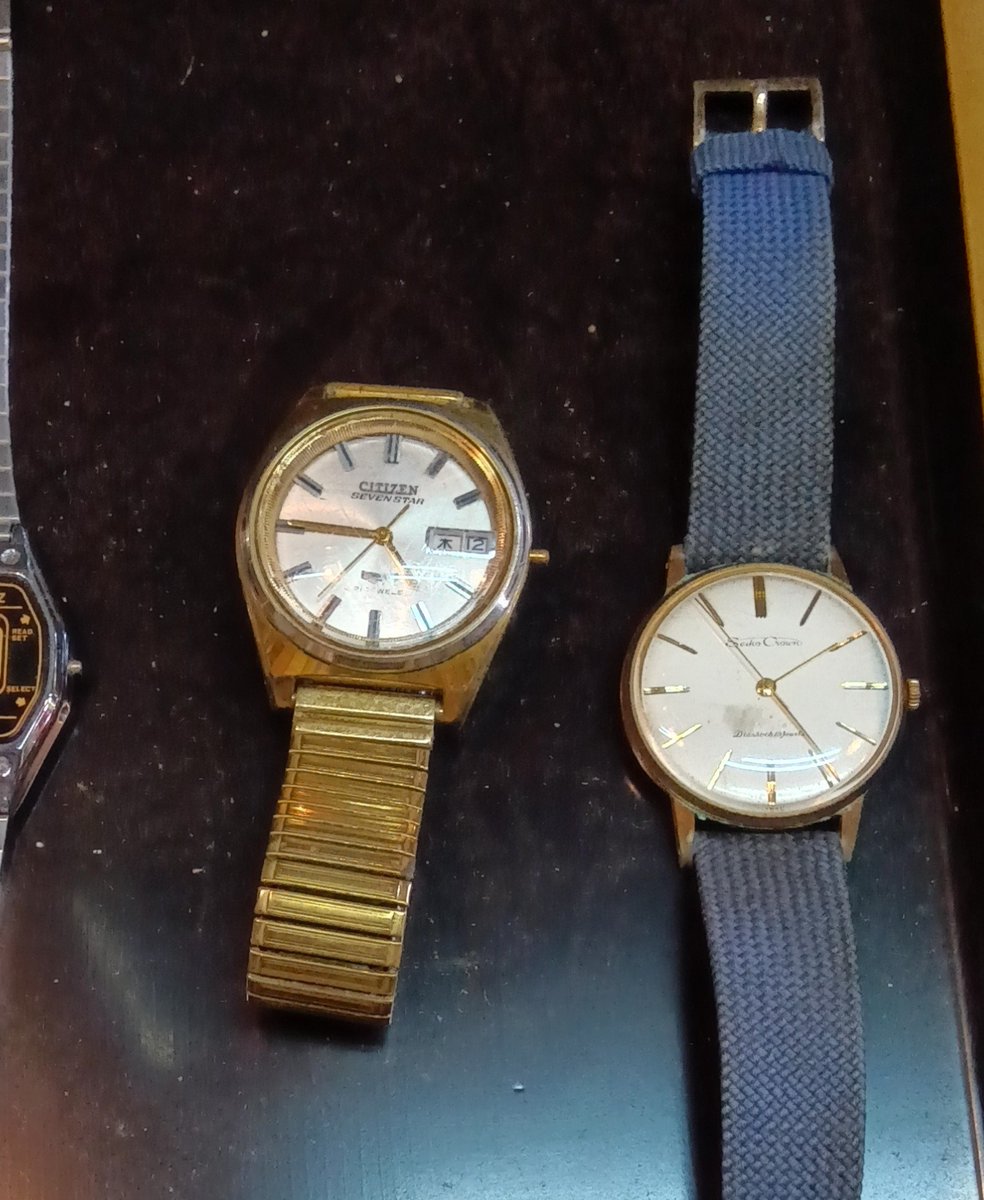 unguuh's tweet photo. CITIZEN　＆　SEIKO https://t.co/LUlyvAOYXv