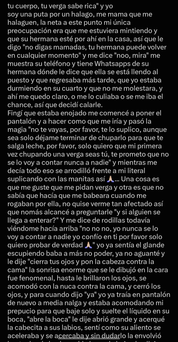 damari_sah30267's tweet photo. El hermanito de mi novia 🍆🔥👨‍👦👫 pt.1

Telegram lo vió primero 👀

Manden sus relatos calientes 🔥 para seguír subiendo contenido morboso.

Sigue la cuenta y dale RT si te gusta este contenido

#relatos #gay #infidelidad #morbo #tabú https://t.co/E25YGwdCTp