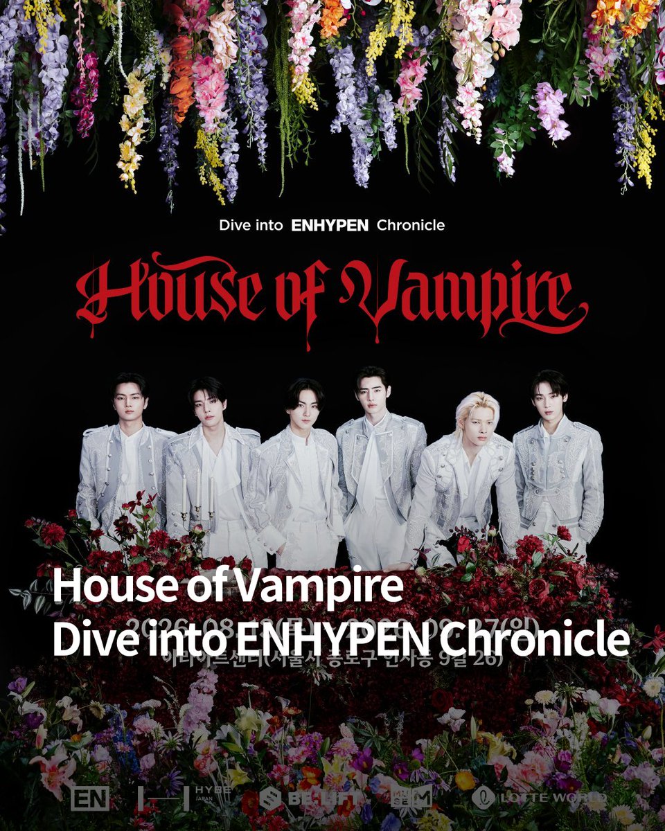 EXHIBITION INFO] ✨ENHYPEN House of Vampire✨ 📅 August 13