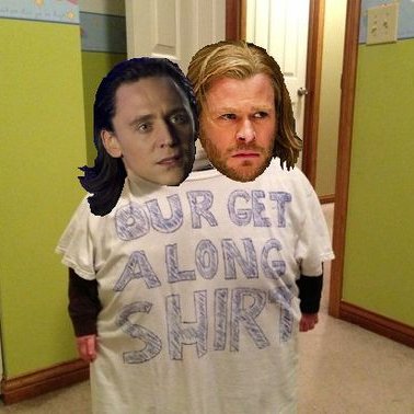 brodinsonstales's tweet photo. thor and loki against common enemy https://t.co/QJaM6Xkqw5