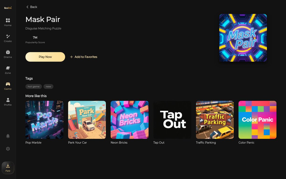 PrinceK10366014's tweet photo. RexTrix turns a one-line idea into a game you can play. that's it, that's the hook. been on it all week https://t.co/UyQRNKvrx2 https://t.co/SnLf3Uh8pE