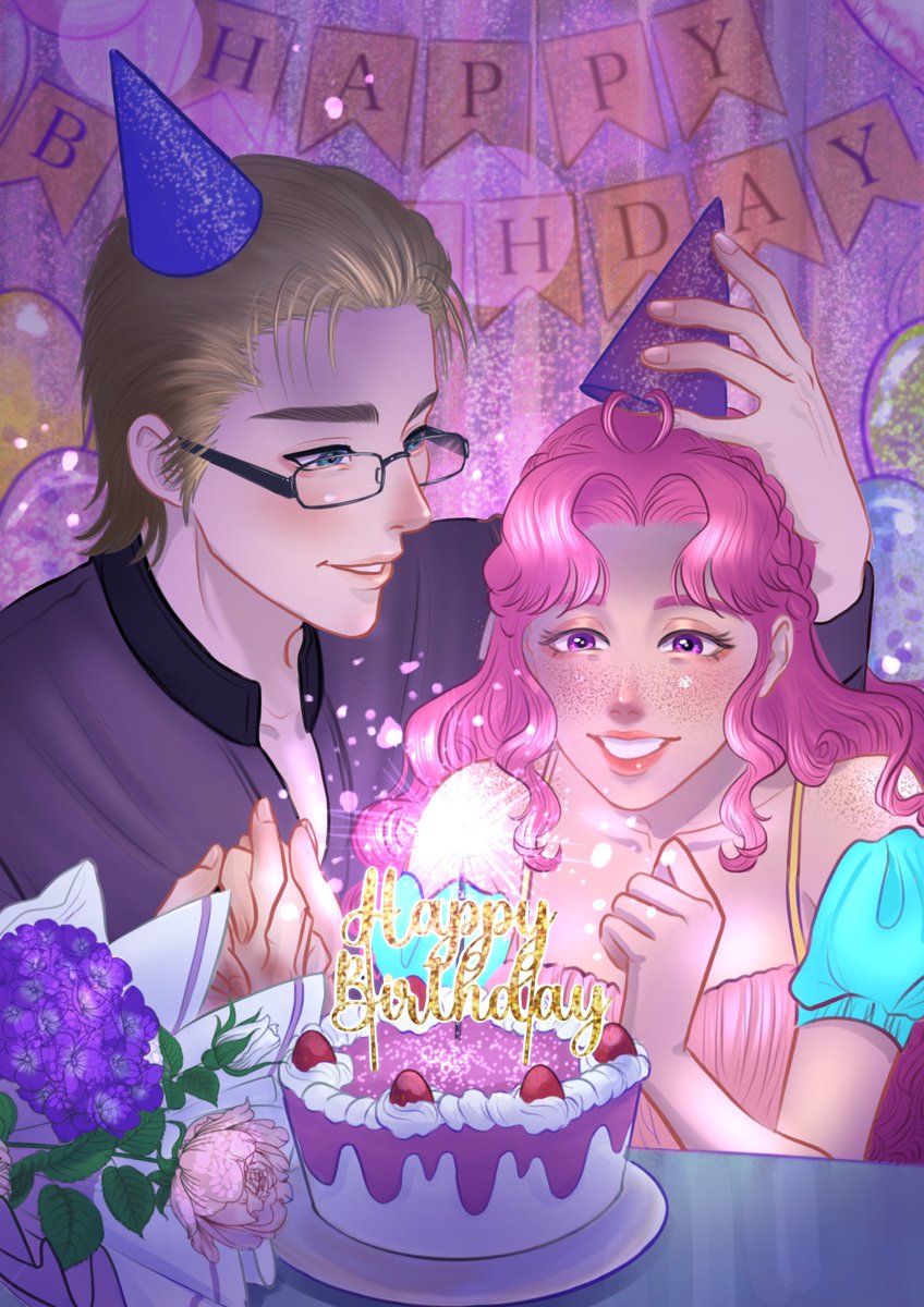 CharleenHeart11's tweet photo. Charleen and Ignis celebrating Chars birthday!! ๐๐๐
I love them! ๐ฅน ๐
Art by Pao Last Angel โจ
#yumeship #ignis #yumetwt #ffxv #selfship #selfshiptwt #ignisscientia https://t.co/pSzbQNwxrL