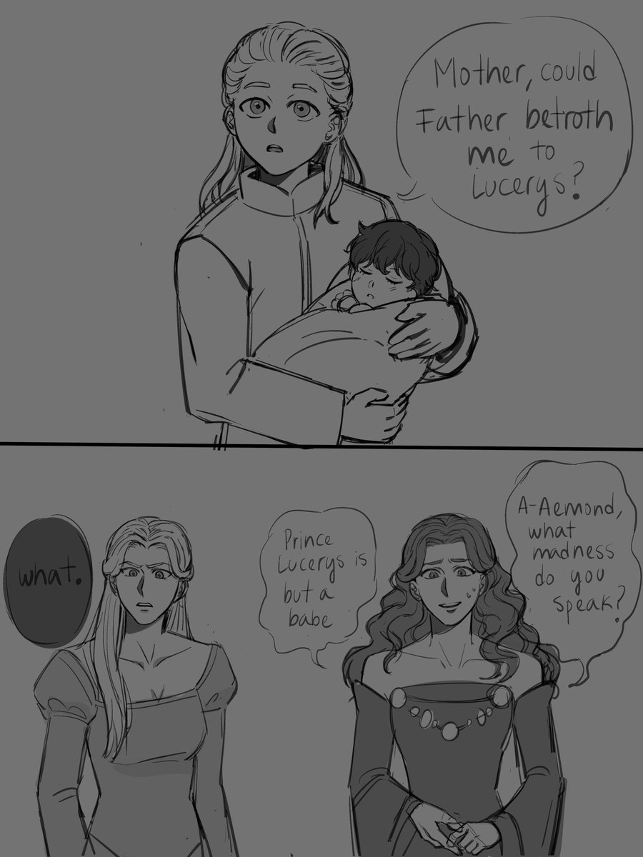 Dismantle00's tweet photo. Baby lcmd sketch, a made their age-gap a little more wide btw! #lucemond https://t.co/jeRjpt67wK