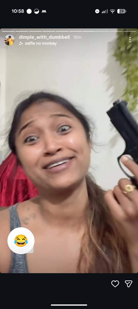 AkshayC191203's tweet photo. https://t.co/5bWQIIRsME

Hello @blrcitytraffic @blrcitypolice please take a action. She is Alisha Ansari her Insta Id dimple_with_dumbbell She is using pistol  and she is threaten to harm someone in Instagram. She is riding very carelessly by doing reels in electroniccity flyover https://t.co/FsYtefzLto