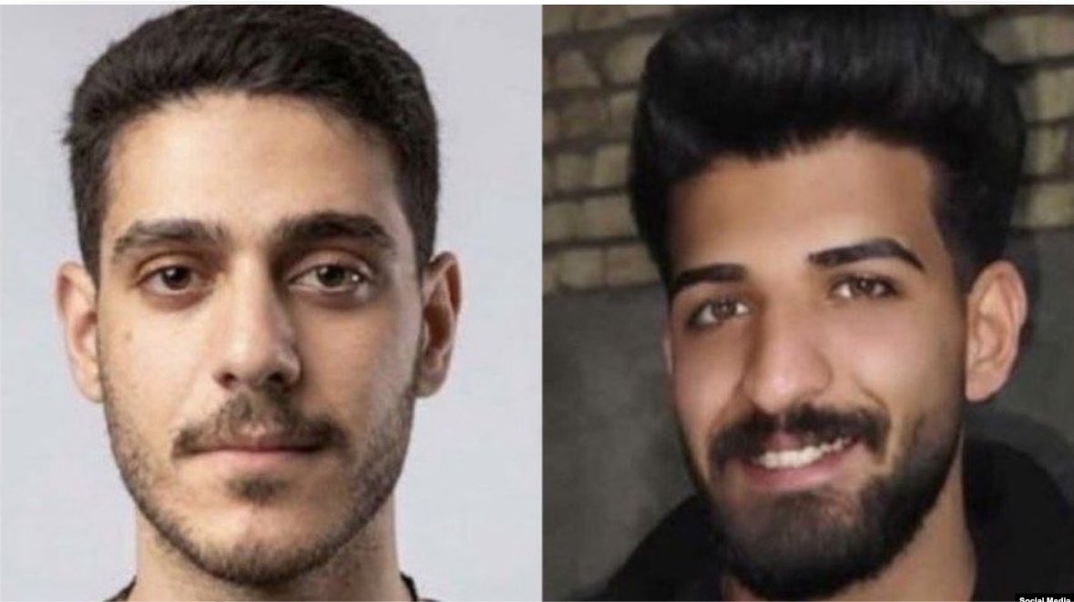 CSHRIran's tweet photo. Two more January protesters were hanged this morning in Isfahan

Amir Hossein Safari and Abolfazl Sepahi were executed as part of dossier involving 12 protesters allegedly involved in the killing of 4 members of security forces 

As of now four of the protesters have been hanged https://t.co/4G7UxoaxND